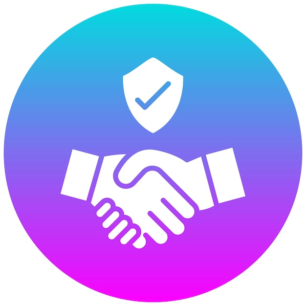 El icono del vector de confiabilidad se puede utilizar para el conjunto de iconos de rasgos de personalidad