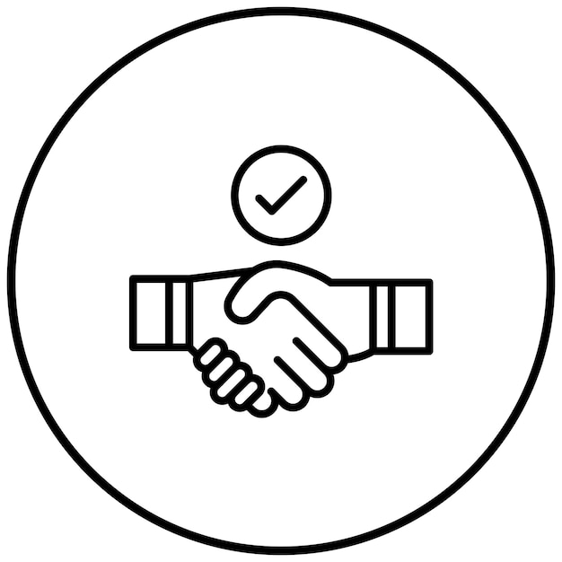 El icono del vector de confianza se puede utilizar para el conjunto de iconos de valores básicos