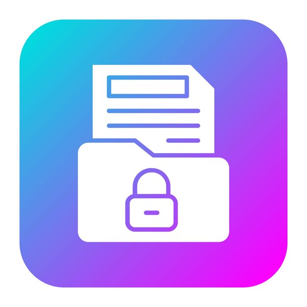 El icono del vector confidencial se puede usar para el conjunto de iconos de la policía