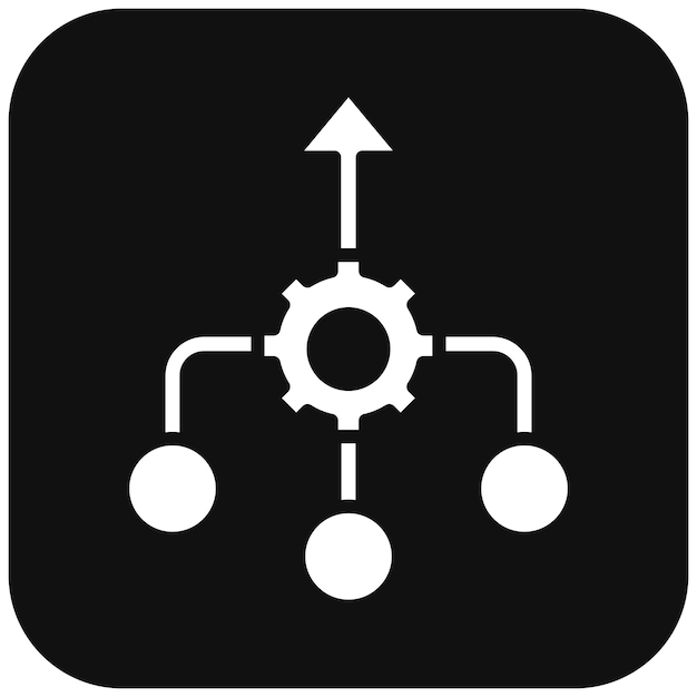 El icono del vector de consolidación se puede utilizar para el conjunto de iconos de Business Analytics