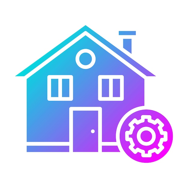 El icono del vector de construcción de la casa se puede utilizar para el conjunto de iconos de bienes raíces