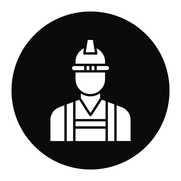 El icono del vector del constructor masculino se puede usar para el conjunto de iconos de mejoras para el hogar