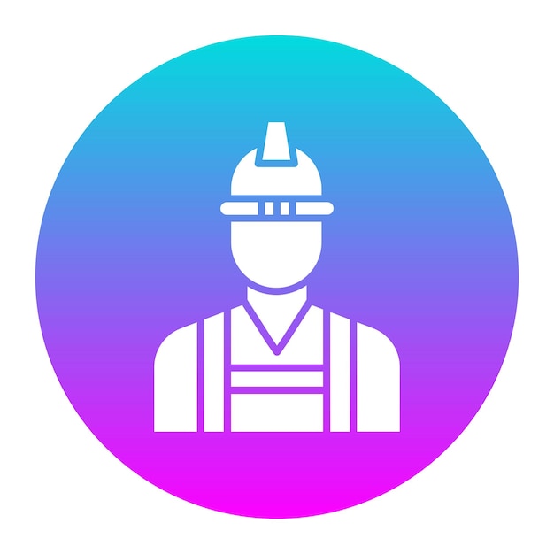 El icono del vector del constructor masculino se puede usar para el conjunto de iconos de mejoras para el hogar
