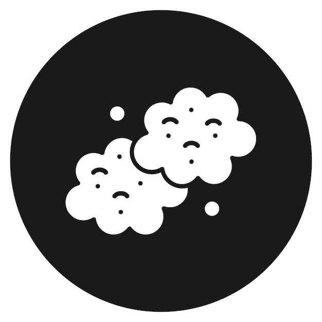 El icono del vector de contaminación del aire puede utilizarse para el conjunto de iconos de contaminación