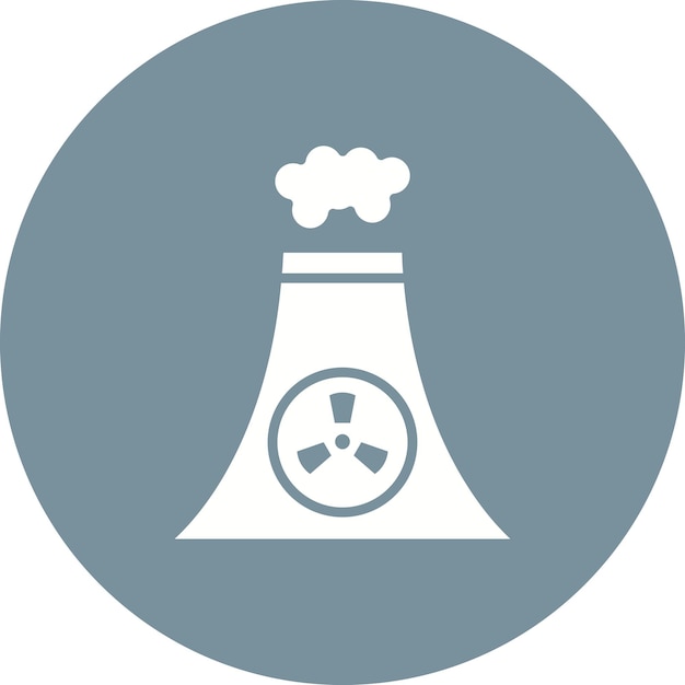 El icono del vector de contaminación se puede utilizar para el conjunto de iconos de desastres naturales