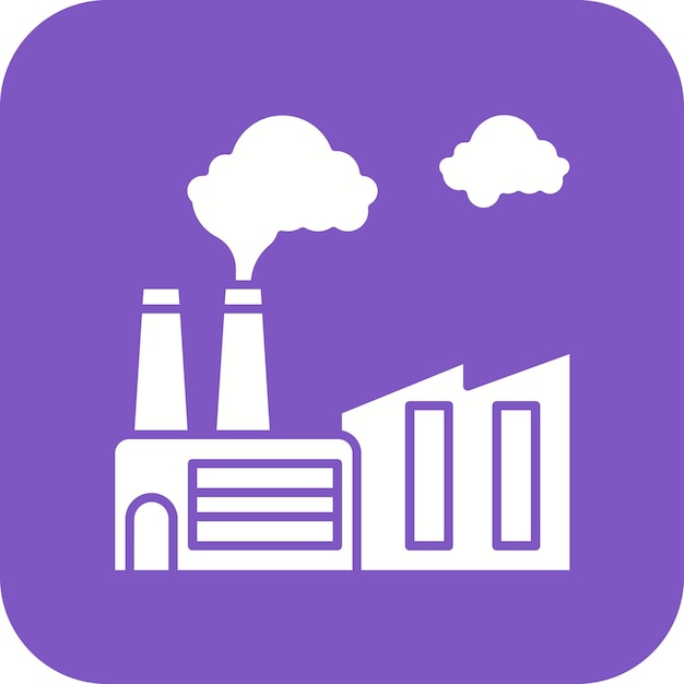 El icono del vector de contaminación se puede utilizar para el conjunto de iconos de desastres naturales