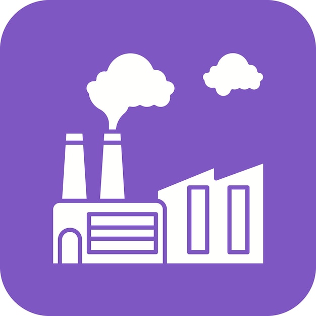 Vector el icono del vector de contaminación se puede utilizar para el conjunto de iconos de desastres naturales