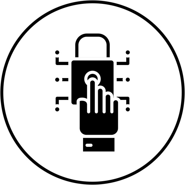 El icono del vector de control de acceso puede utilizarse para el conjunto de iconos de gestión de riesgos