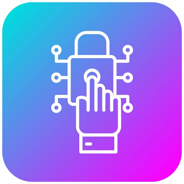 El icono del vector de control de acceso puede utilizarse para el conjunto de iconos de gestión de riesgos