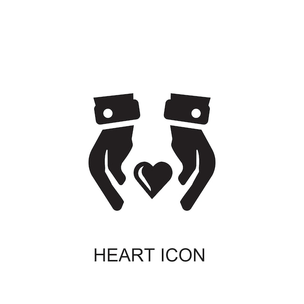 Vector icono de vector de corazón
