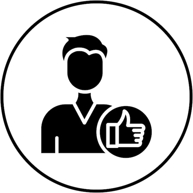 El icono del vector de credibilidad se puede usar para el conjunto de iconos de periodismo