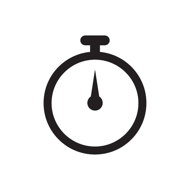 Icono de vector de cronómetro
