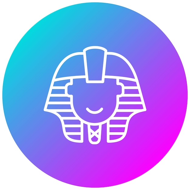 Vector el icono del vector crook y fail se puede usar para el conjunto de iconos de egipto