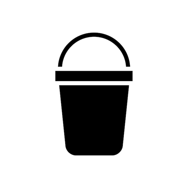 Icono de vector de cubo lleno de señal plana para concepto móvil y diseño web Símbolo de icono sólido de cubo