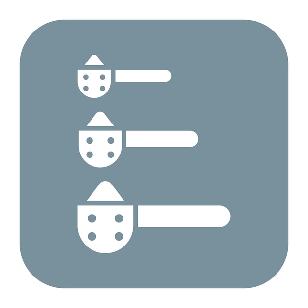 El icono del vector de la cuchara de medición se puede usar para el icono de la lavandería