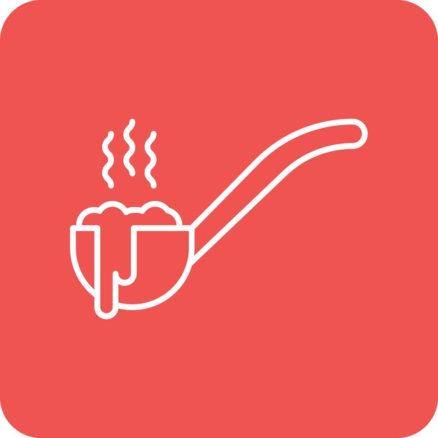 El icono del vector de cuchara se puede usar para el conjunto de iconos de bebé