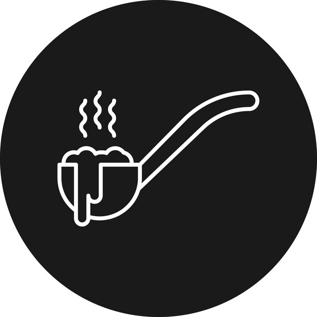 El icono del vector de cuchara se puede usar para el conjunto de iconos de bebé