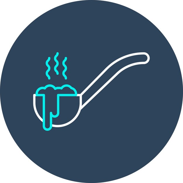 El icono del vector de cuchara se puede usar para el conjunto de iconos de bebé