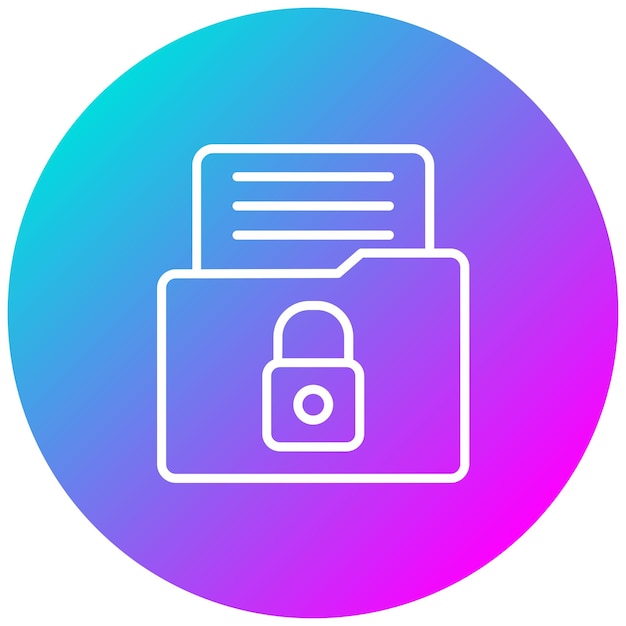 El icono del vector de datos cifrado se puede utilizar para el conjunto de iconos de cumplimiento y regulación
