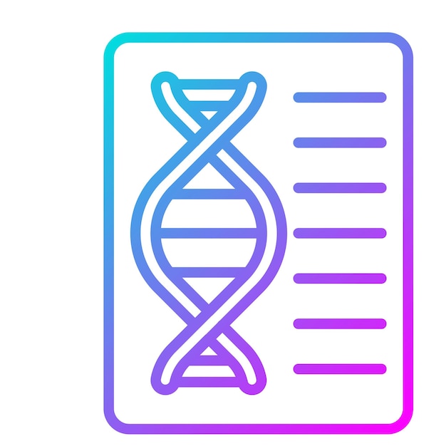 El icono del vector de datos genéticos se puede utilizar para el conjunto de iconos de cumplimiento y regulación
