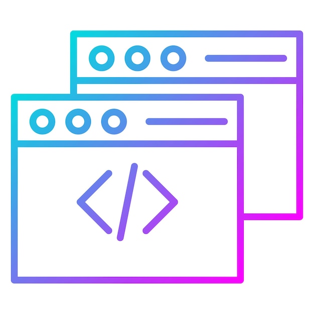 El icono del vector de datos se puede utilizar para el conjunto de iconos sin código