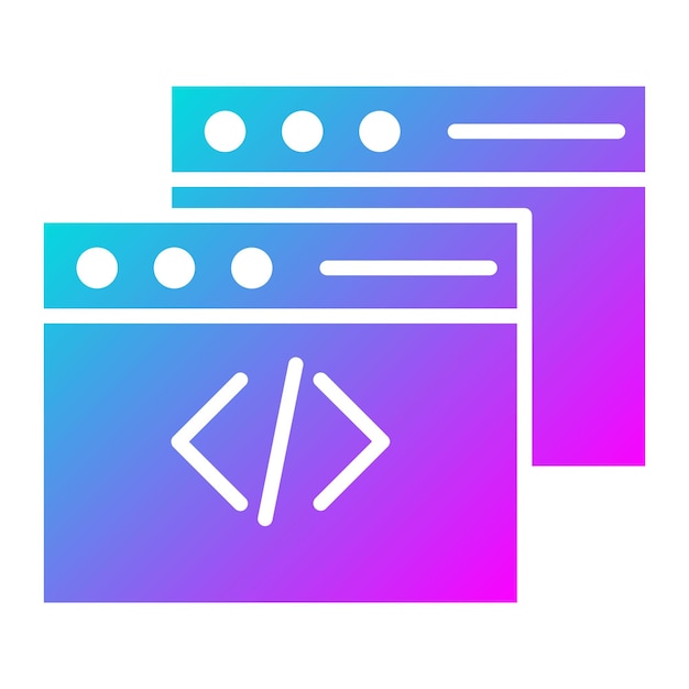 El icono del vector de datos se puede utilizar para el conjunto de iconos sin código