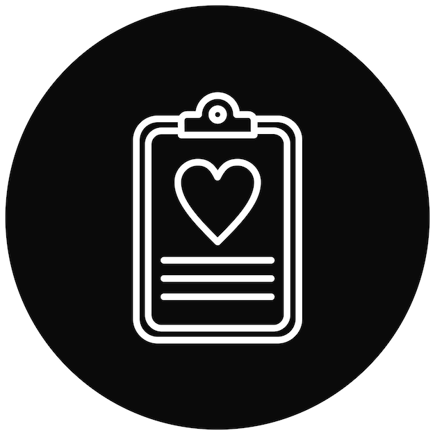 El icono del vector de datos relativos a la salud puede utilizarse para el conjunto de iconos de cumplimiento y regulación