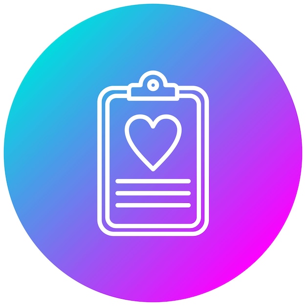 El icono del vector de datos relativos a la salud puede utilizarse para el conjunto de iconos de cumplimiento y regulación