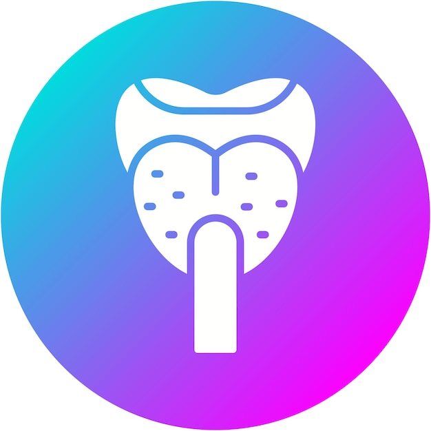 El icono del vector de depresor de la lengua se puede utilizar para el conjunto de iconos de Medicina I