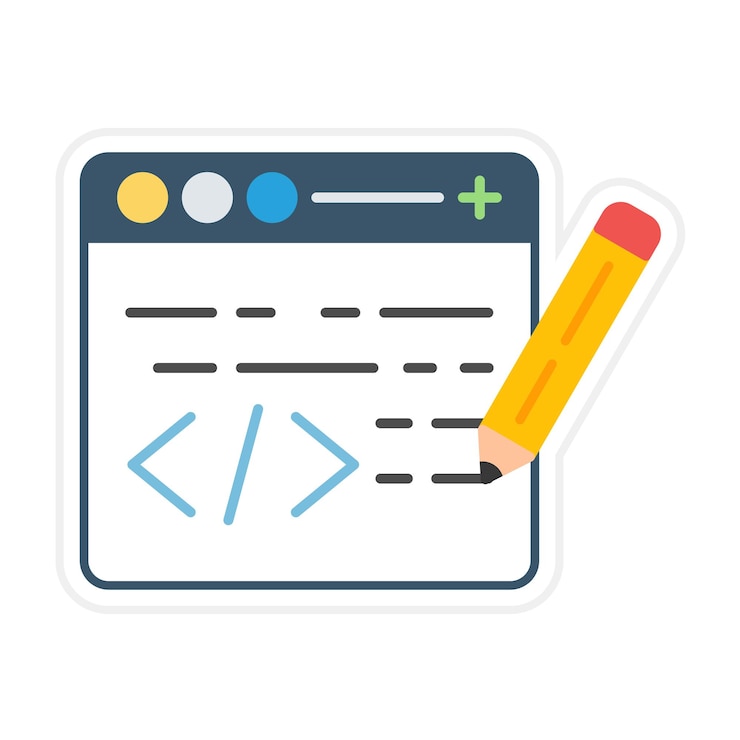 Vector el icono del vector de desarrollo de frontend se puede utilizar para el conjunto de iconos de programación informática