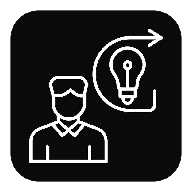 El icono del vector de desarrollo de habilidades se puede utilizar para el conjunto de iconos de educación en línea