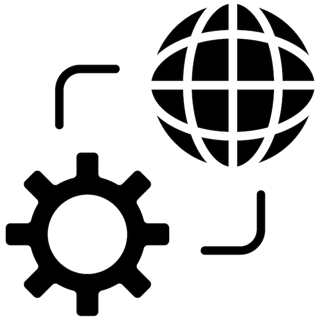 El icono del vector de desarrollo de red se puede utilizar para el conjunto de iconos de red