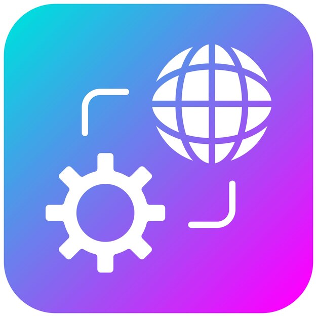 El icono del vector de desarrollo de red se puede utilizar para el conjunto de iconos de red