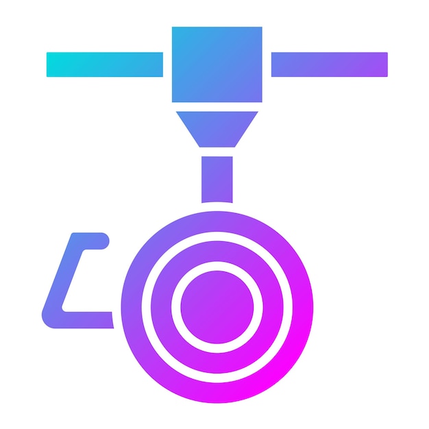 El icono del vector de desenroscamiento se puede utilizar para el conjunto de iconos de procesos industriales