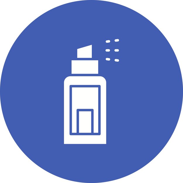 El icono del vector de desodorante se puede utilizar para el conjunto de iconos de rutina de higiene