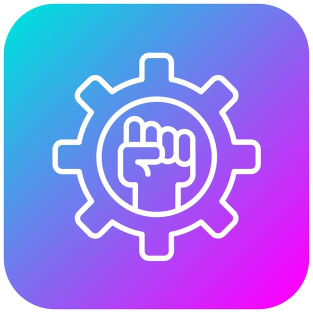El icono del vector de determinación se puede utilizar para el conjunto de iconos de rasgos de personalidad