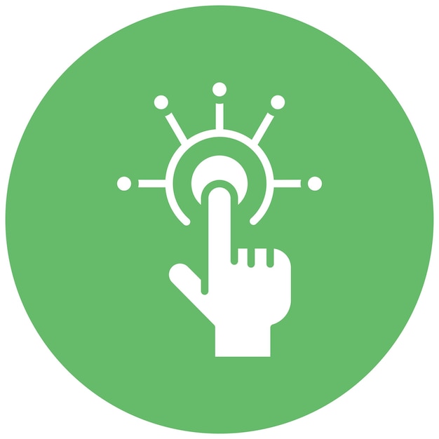 El icono del vector de digitalización se puede utilizar para el conjunto de iconos de Business Analytics