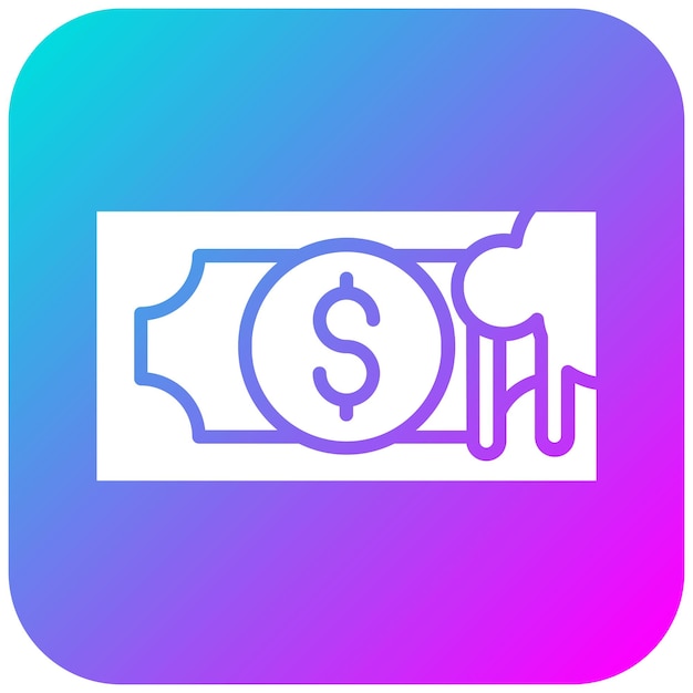 El icono del vector de dinero sucio se puede usar para el conjunto de iconos de corrupción