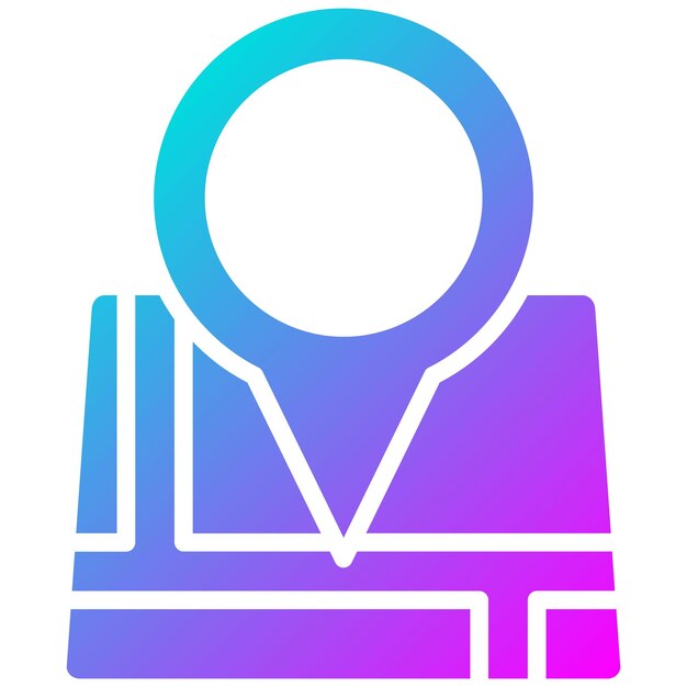 El icono del vector de dirección se puede utilizar para el conjunto de iconos de contacto con nosotros