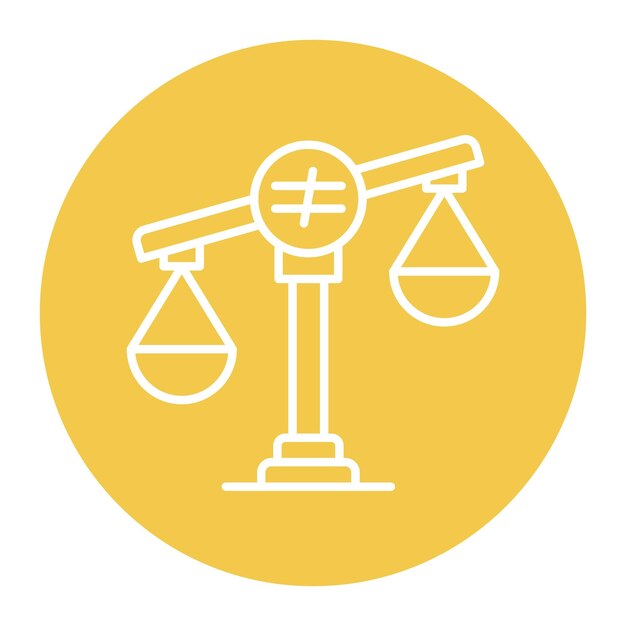 El icono del vector de discriminación se puede utilizar para el conjunto de iconos de Derechos Humanos