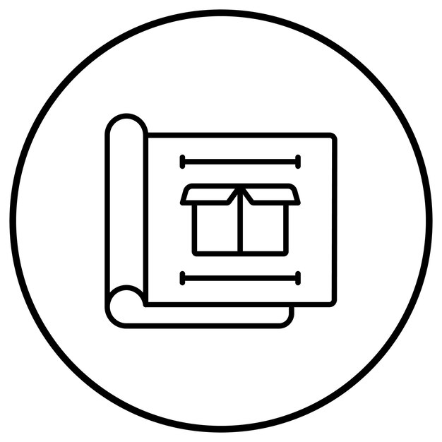 El icono del vector de diseño del producto se puede utilizar para el conjunto de iconos de emprendimiento
