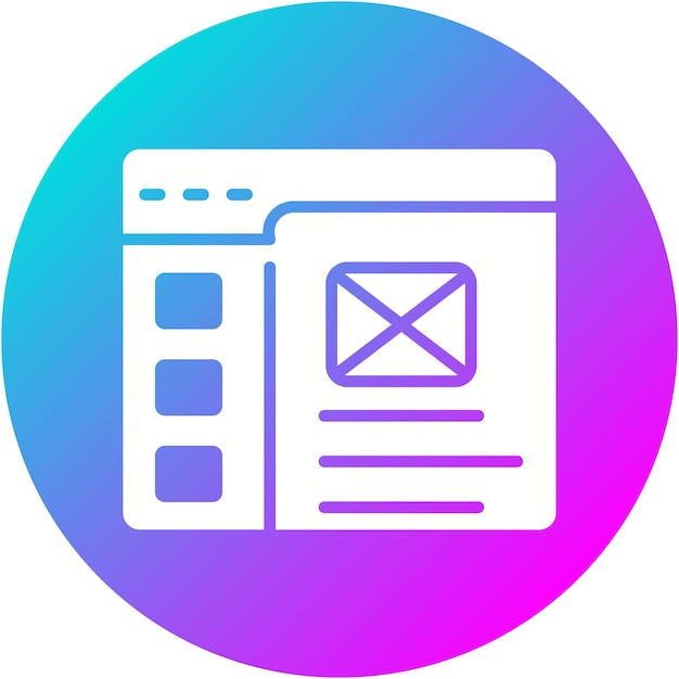 El icono del vector de diseño se puede utilizar para el conjunto de iconos de la experiencia del usuario