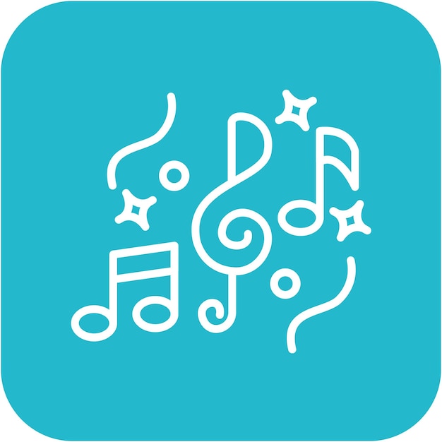 El icono del vector de diseño se puede utilizar para el conjunto de iconos de instrumentos