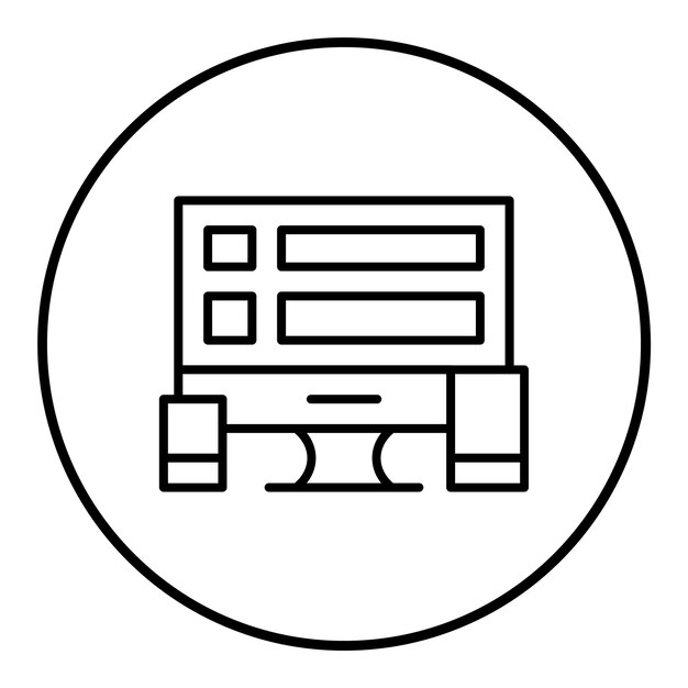 El icono de vector de diseño responsivo se puede utilizar para el conjunto de iconos de alojamiento web