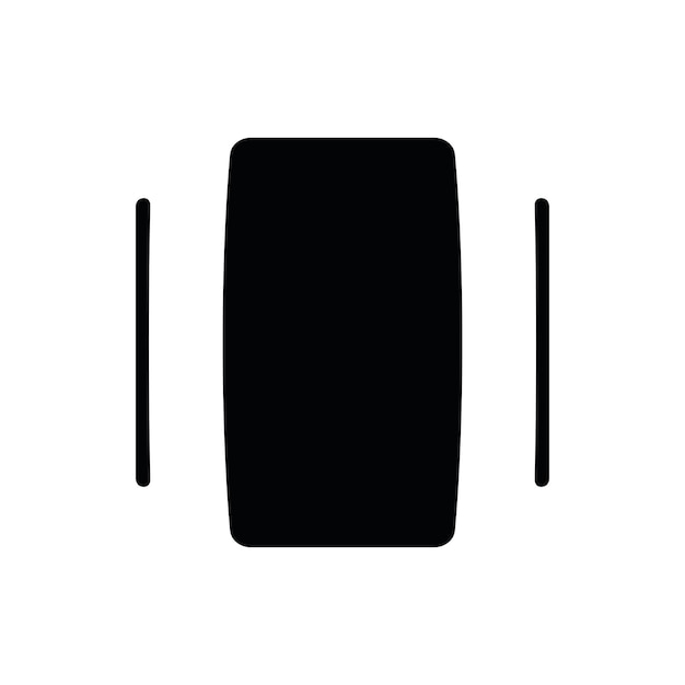 Icono de vector de dispositivo Signo aislado de contorno para móvil y web