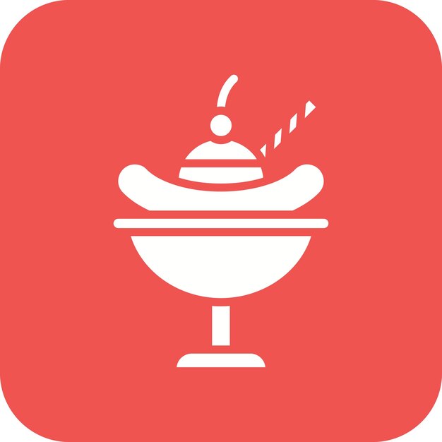 El icono de vector dividido de plátano se puede usar para el conjunto de iconos de verano