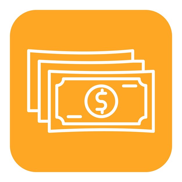 El icono del vector de divisas se puede utilizar para el conjunto de iconos de gestión de crisis