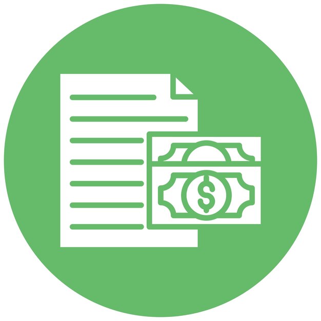 El icono del vector de documento fraudulento se puede utilizar para el conjunto de iconos de corrupción
