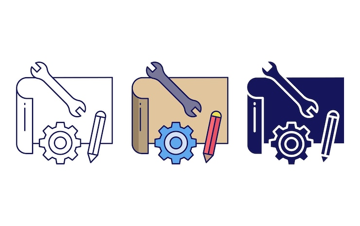Vector icono de vector de documento de plan
