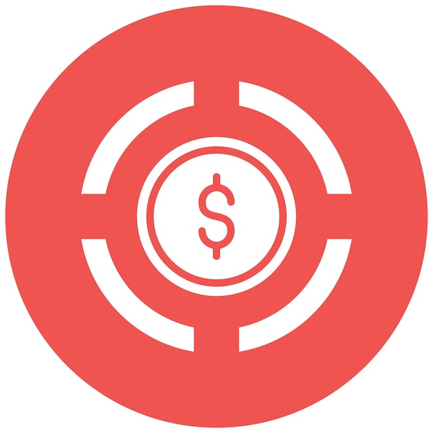 El icono del vector de dominación del mercado se puede utilizar para el conjunto de iconos de Business Analytics